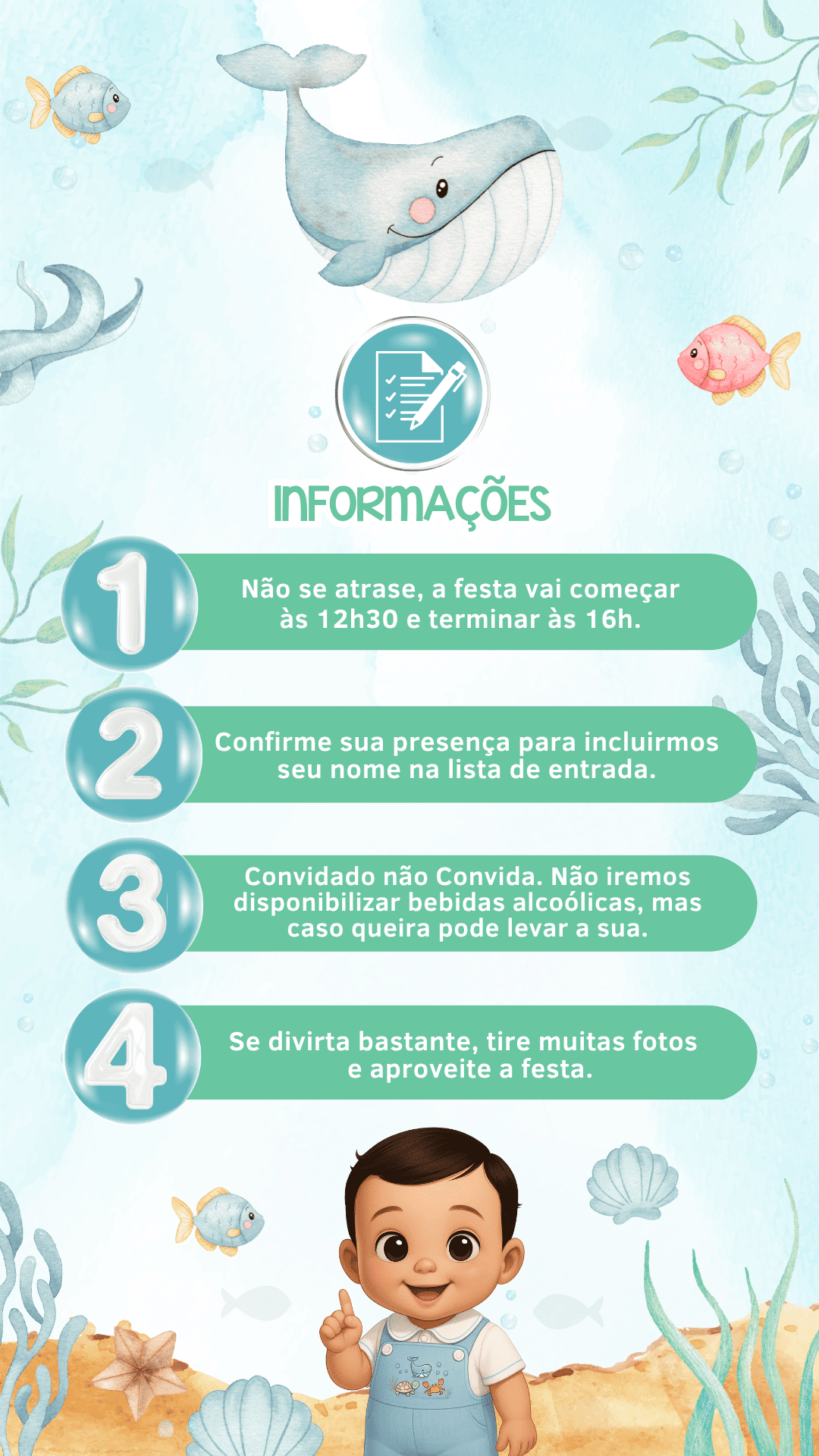 Informações importantes