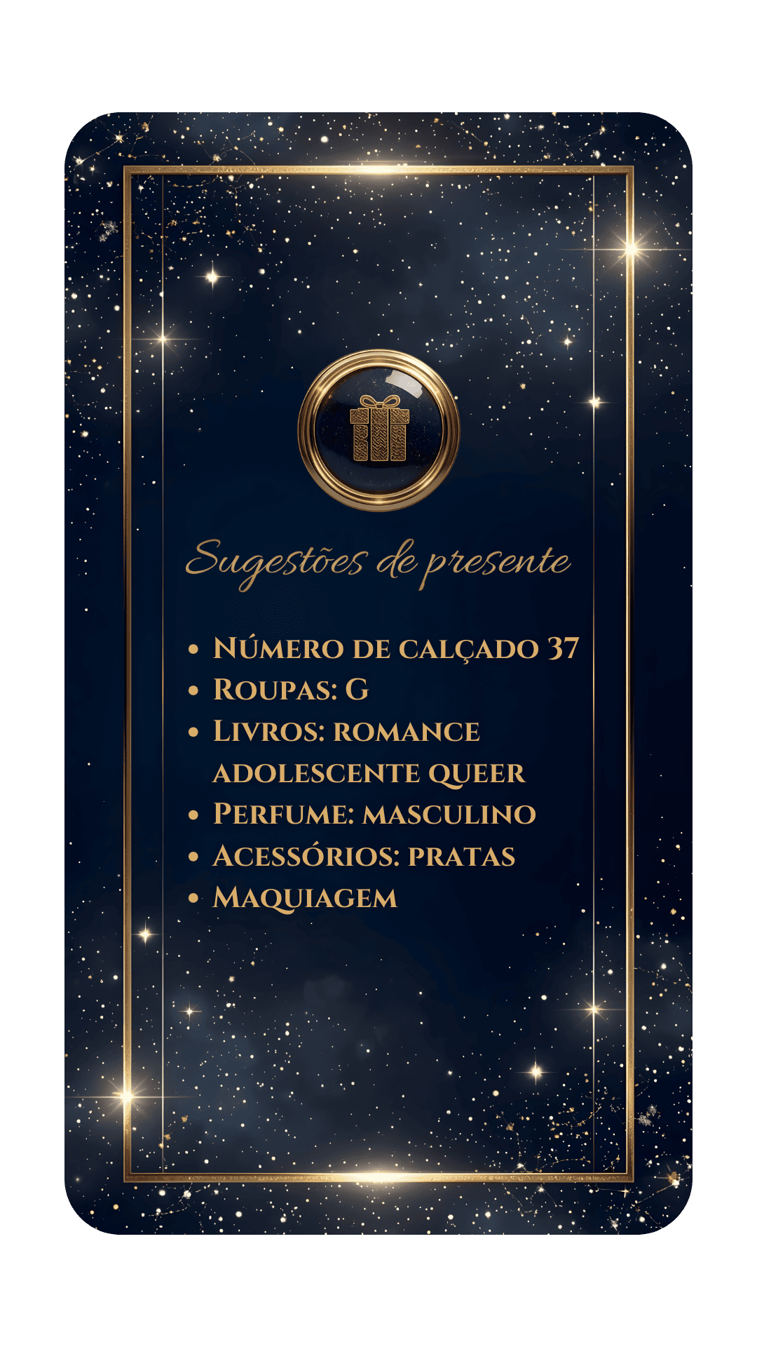 Lista de Presentes